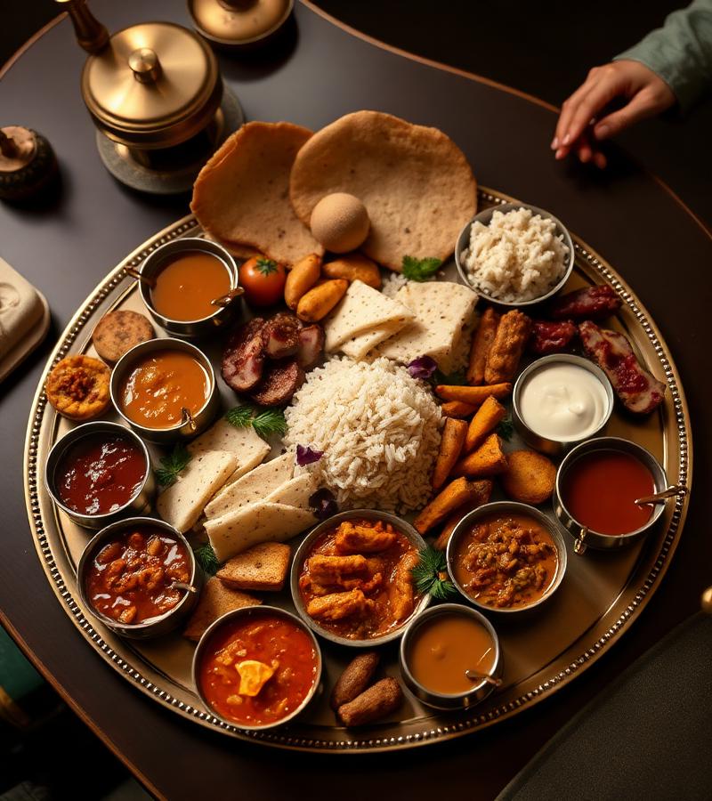 Signature Royal Thali at Manomay Cafe & Restro