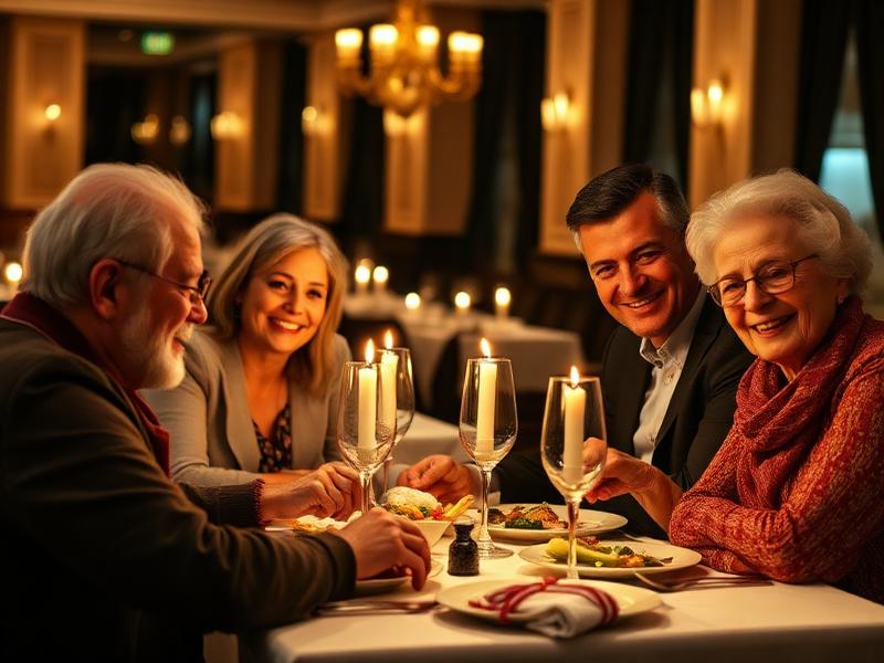 Family dining together at Manomay Cafe & Restro